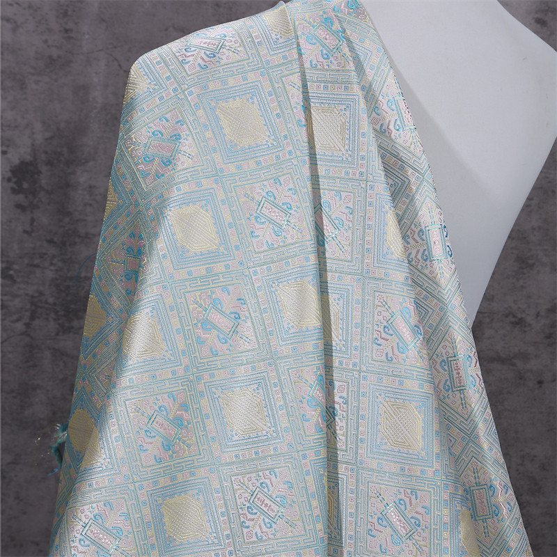 Sewing Fabric - Chinese Style Jacquard Brocade Silk Satin