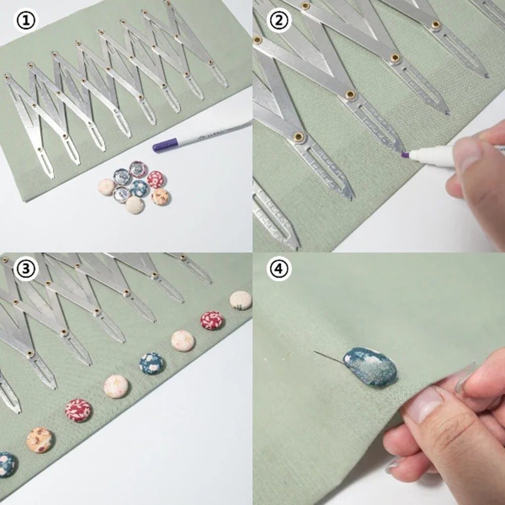 Sewing Gauge Ruler - Expanding Gauge Sewing Accessories Iquidistant Sewing