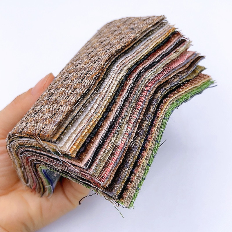 30pcs  Cotton Yarn Dyed Japane - Sewing Tweed Fabric recension och pris