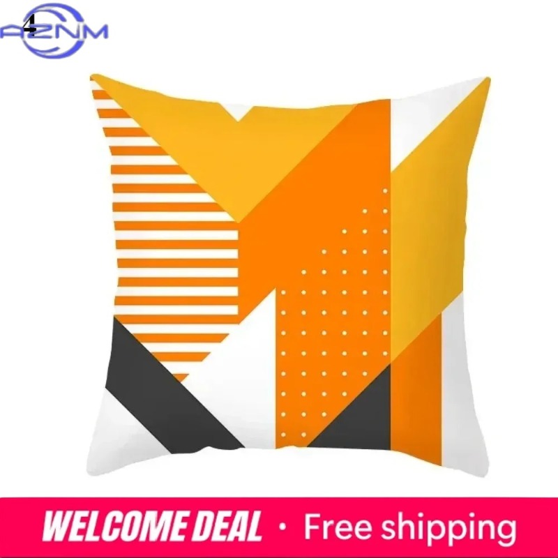 Boho Orange Abstract Cushion C - Century Textile & Sewing Supply By Owner recension och pris