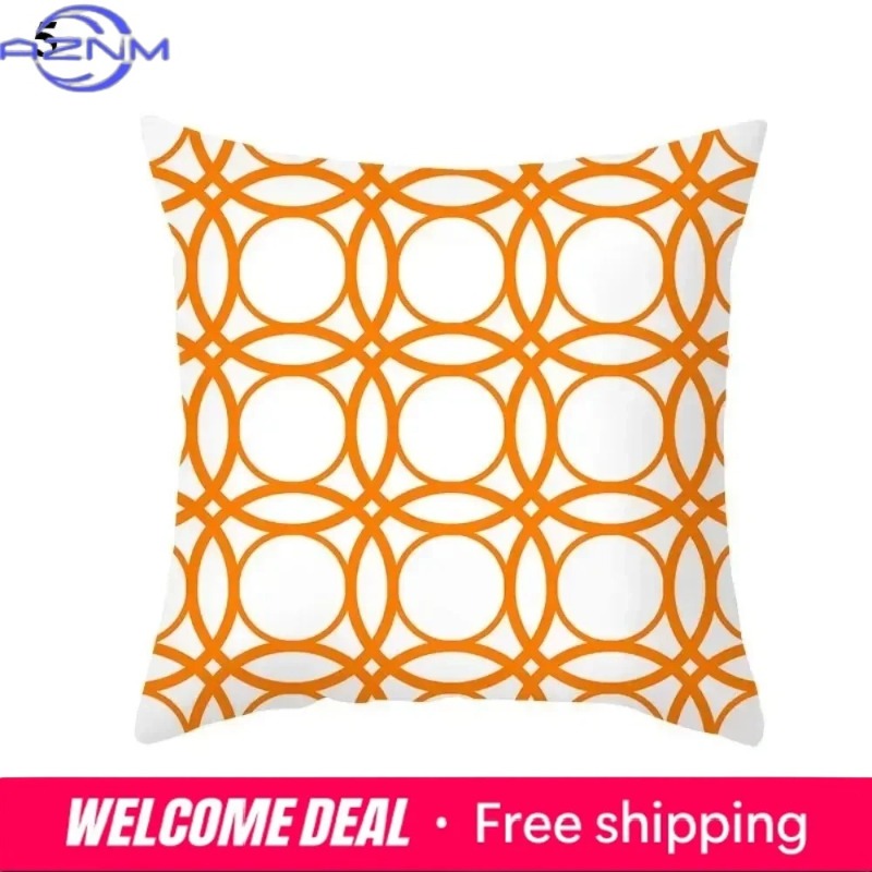 Boho Orange Abstract Cushion C - Century Textile & Sewing Supply By Owner recension och pris