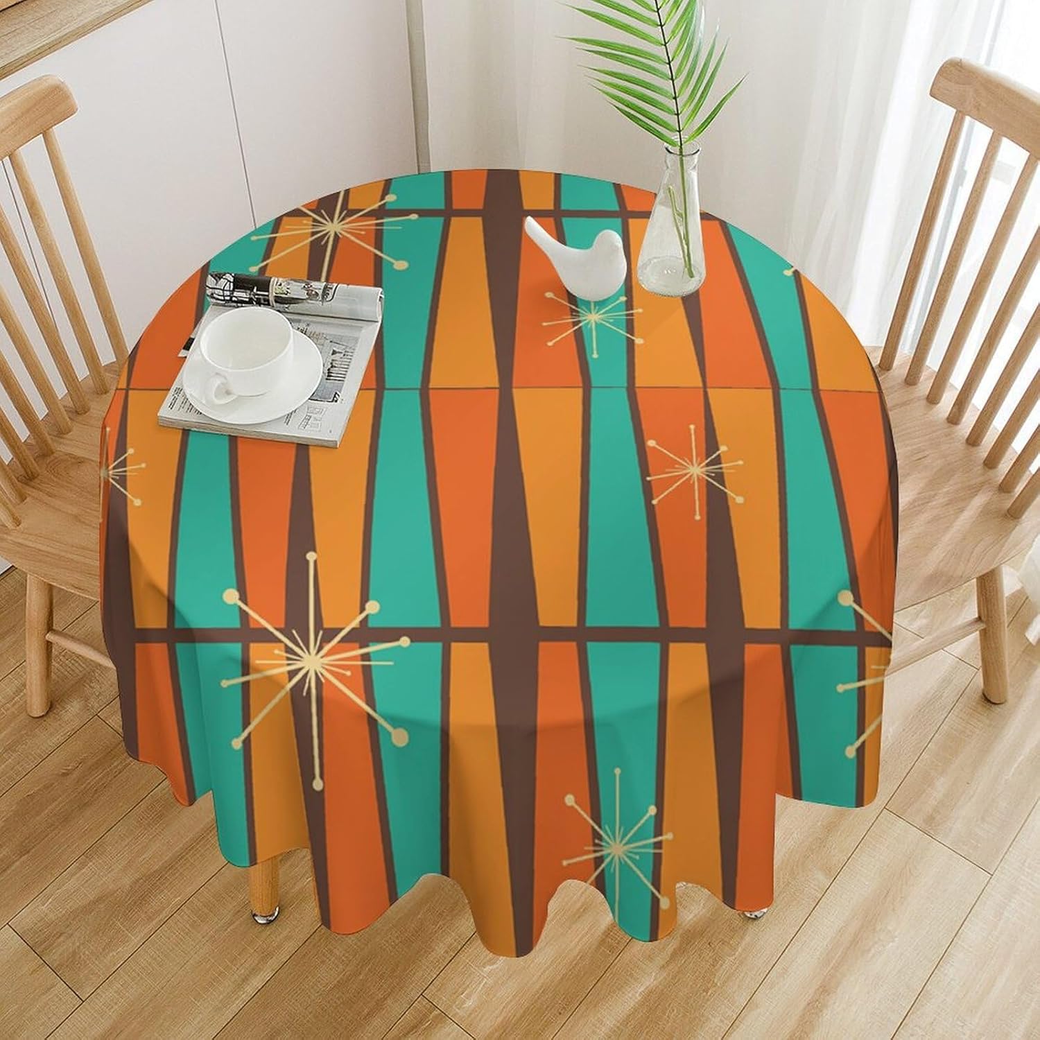 Mid Century Modern Orange Yell - Century Textile & Sewing Supply By Owner recension och pris