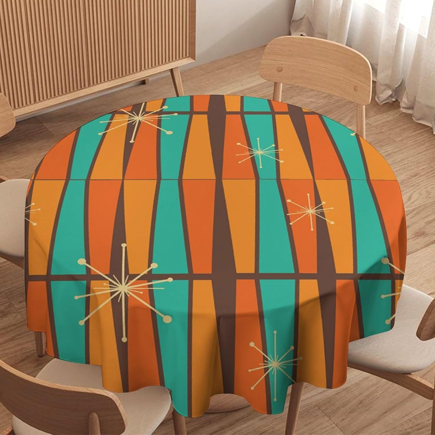 Mid Century Modern Orange Yell - Century Textile & Sewing Supply By Owner recension och pris