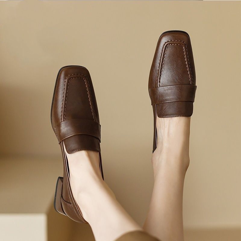 Women's Soft Leather Loafers 2 - Sewing Latex recension och pris