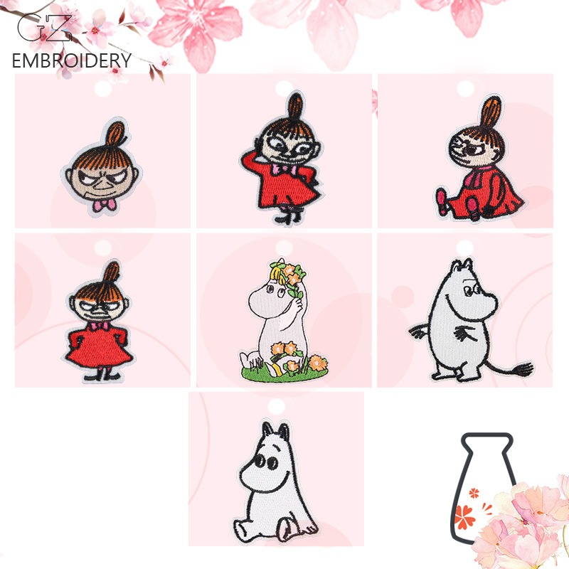 Moomin Cute Cartoon Embroidere - Iron On Patch recension och pris