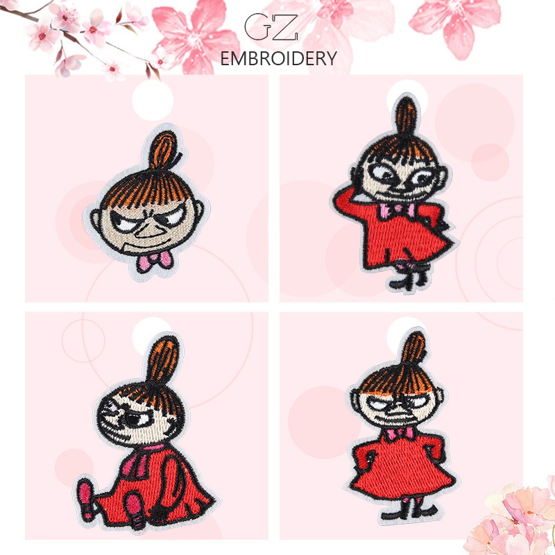 Moomin Cute Cartoon Embroidere - Iron On Patch recension och pris