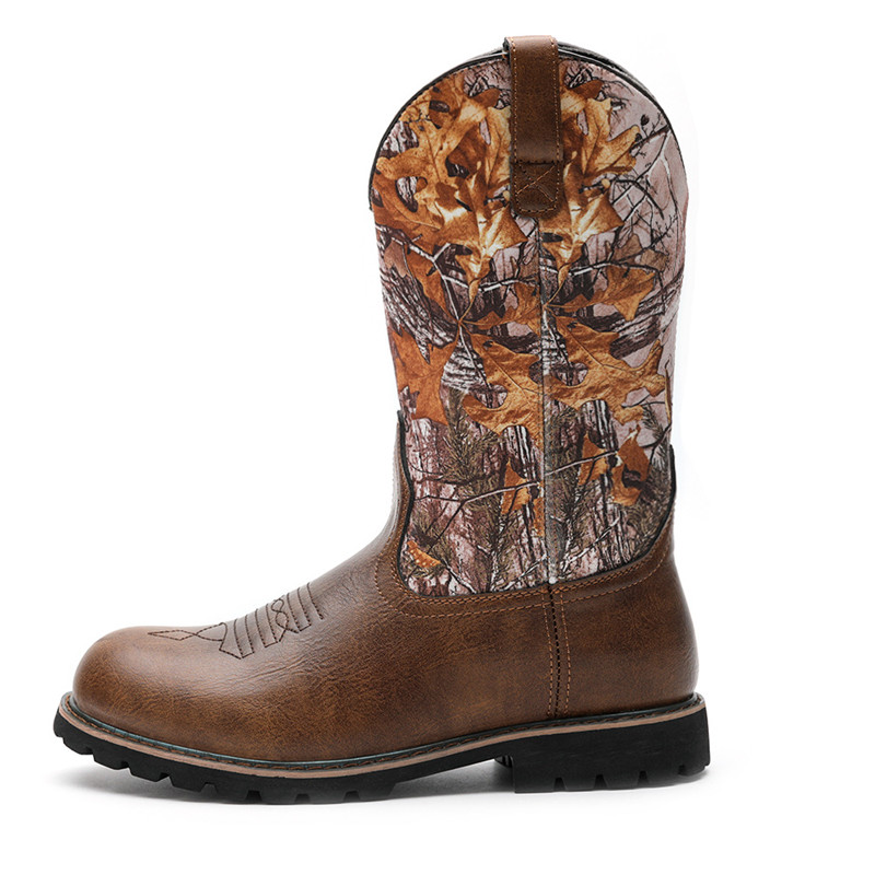 Large Size 48 Men's Boots Clas - Sewing Embroidery Fabric recension och pris