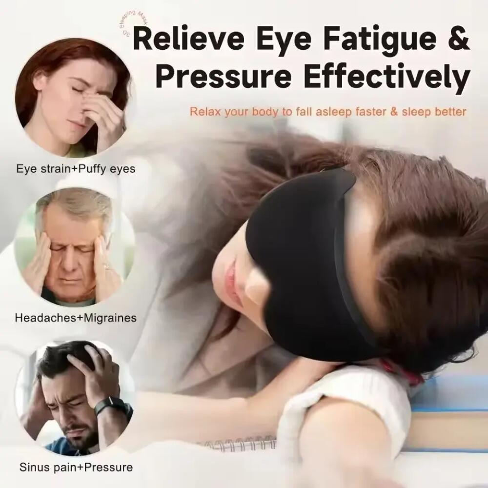 New 3D Sleep Eye Mask Stereosc - Sewing Cotton recension och pris