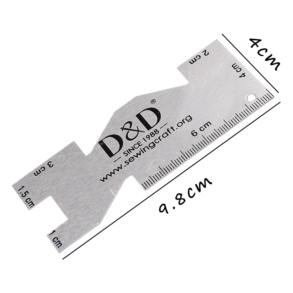 Metal Measuring Gauge Quilting - Sewing Gauge Ruler recension och pris