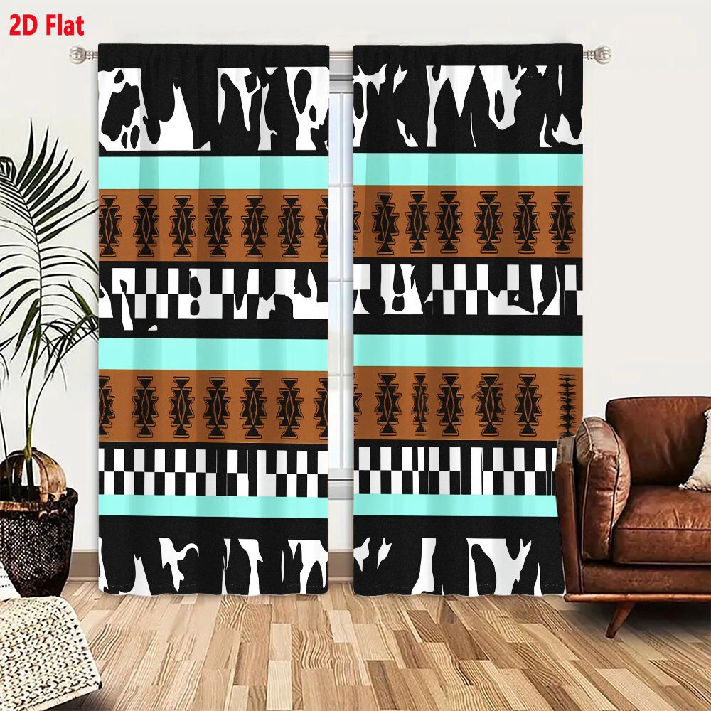 2Pcs Curtains 2D Flat Geometri - Century Textile & Sewing Supply By Owner recension och pris
