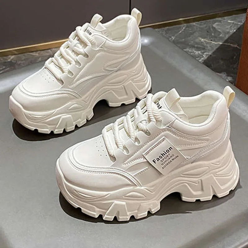 New Fashion Platform Sneakers  - Sewing Cotton recension och pris