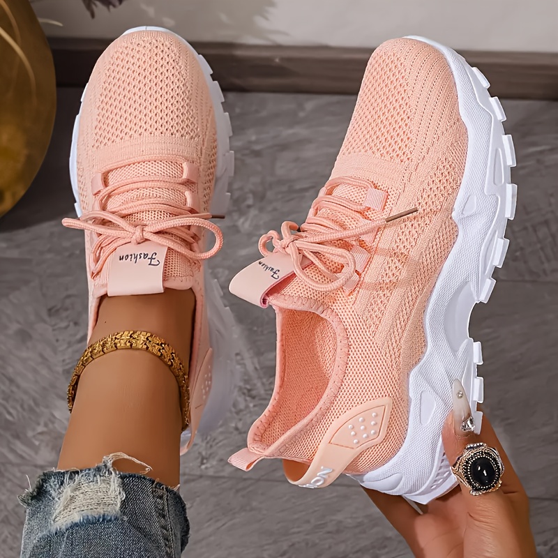 Breathable Knit Sneakers Fashi - Sewing Cloth recension och pris