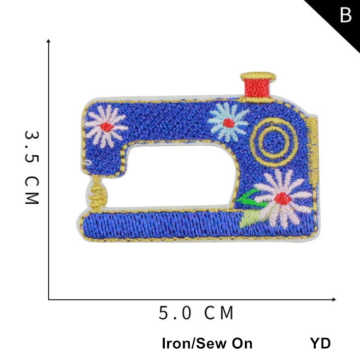 New Arrival 10 Pcs Embroidered - Sewing Id recension och pris