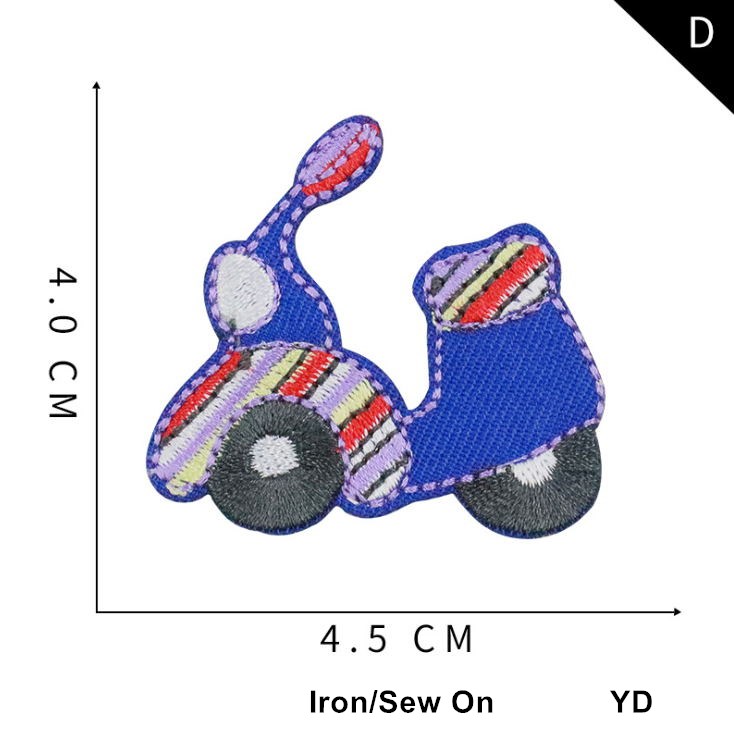 New Arrival 10 Pcs Embroidered - Sewing Id recension och pris