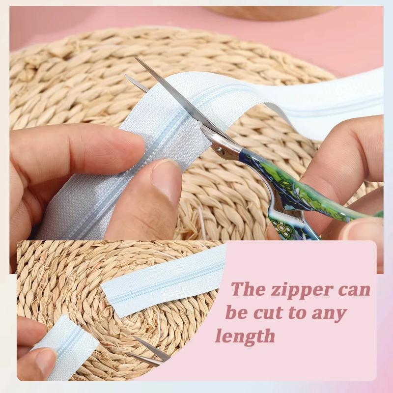 2.0 Meters Zipper + 5 Zipper H - Sewing Gauge Ruler recension och pris