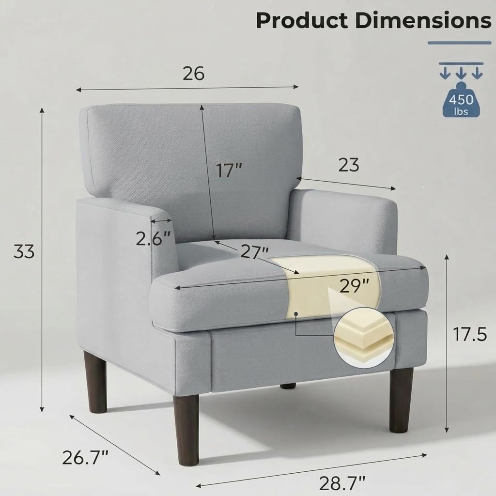 #Accent Chair Set Of  Mid-Cent - Century Textile & Sewing Supply By Owner recension och pris