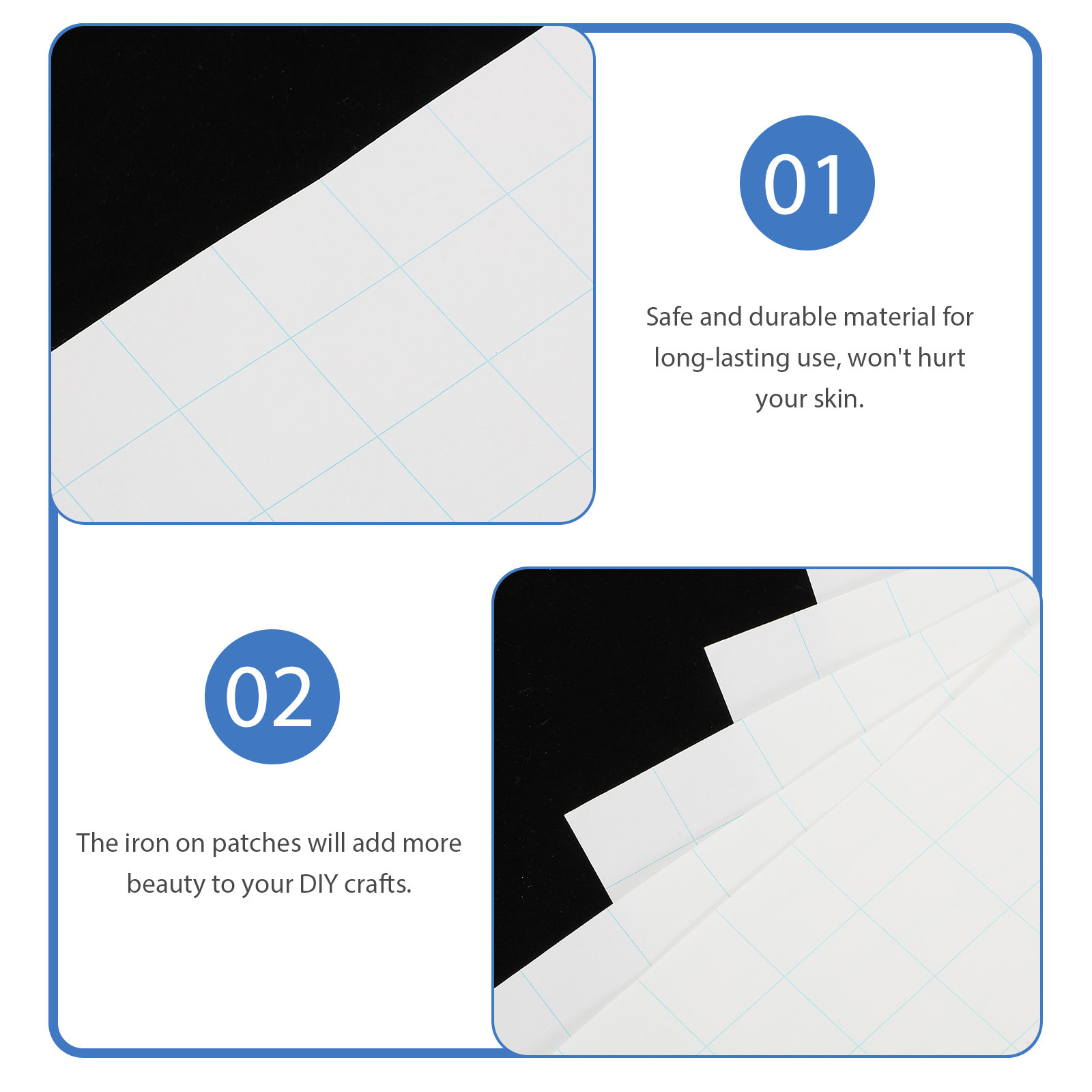 5pcs Heat Transfer Paper Cloth - Iron On Patch recension och pris