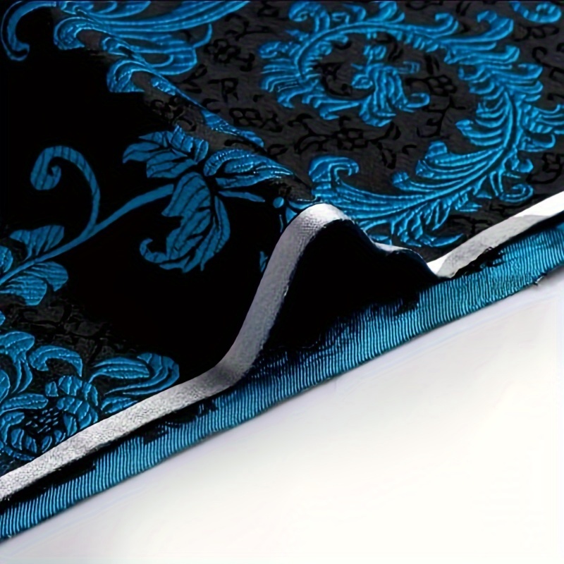 3D Blue Phoenix Tail Brocade F - Sewing Cloth recension och pris