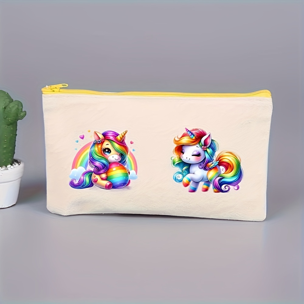 Soft Neon Rainbow Unicorn HTV  - Iron On Patch recension och pris