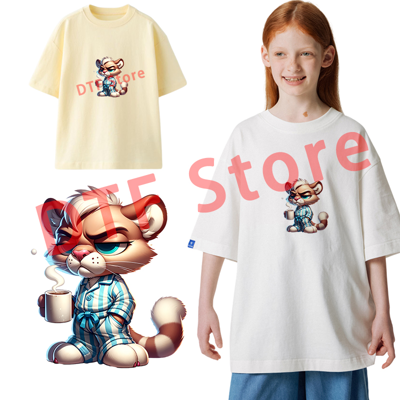 Cartoon Angry Not Waking Up Li - Iron On Patch recension och pris