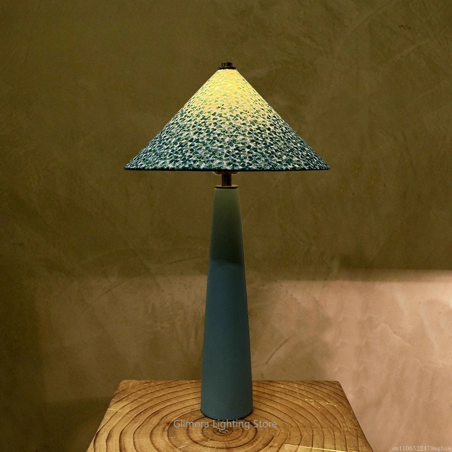 Teal Umbrella Shape Table Lamp - Century Textile & Sewing Supply By Owner recension och pris