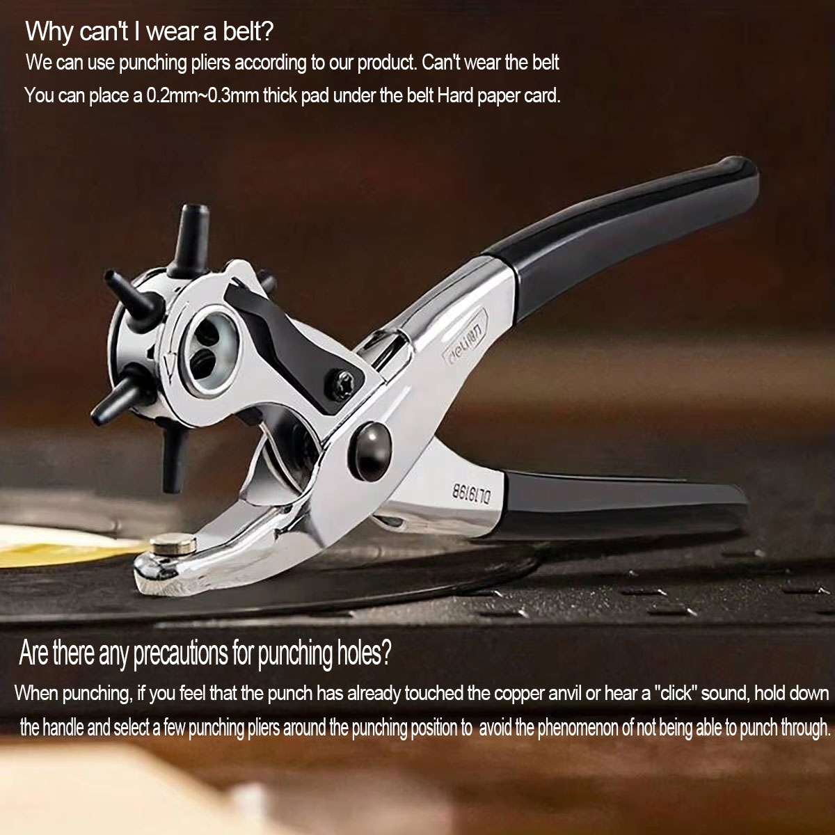 1pc-Belt Punch Pliers Leather  - Sewing Eyelet Fabric recension och pris