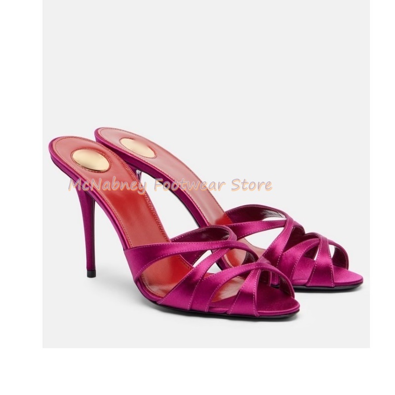 Pointed Stilettos Satin Fabric - Sewing Fabric recension och pris